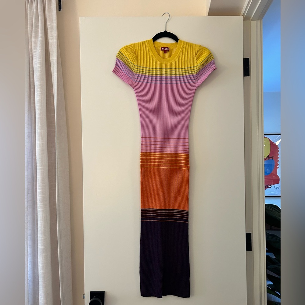Staud Ribbed Dress